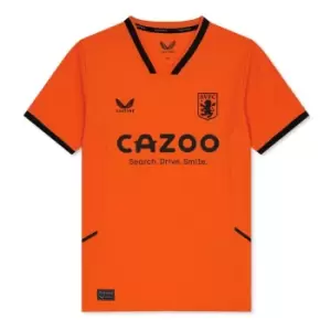 Image of Castore Aston Villa FC Away GK Shirt Junior - Orange