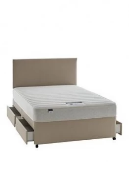 Image of Silentnight Miracoil 3 Celine Memory Divan With Optional Storage With Storage Options