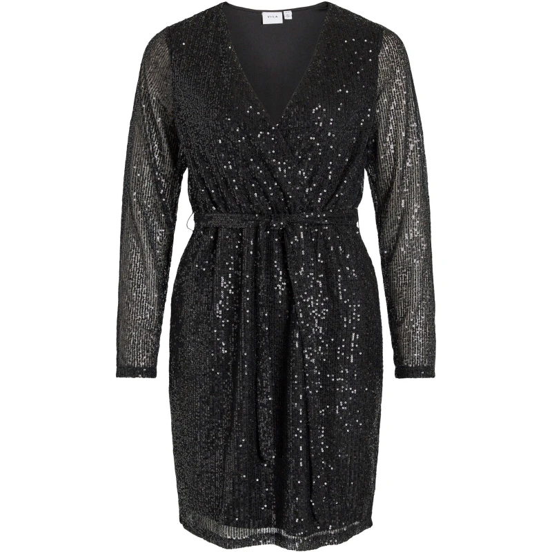 Image of Vila Glitas Dress - Black 8
