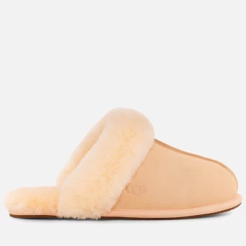 Image of UGG Womens Scuffette Ii Sheepskin Slippers - Peach Fuzz - UK 3