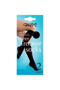 Image of 70 Denier Trouser Socks (2 Pairs)