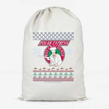 Image of The Polar Express Hot Chocolate Cotton Storage Bag - Large