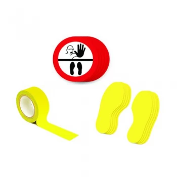 Image of Social Distance Marker Kit Symbol Only 1B SDKIT1B