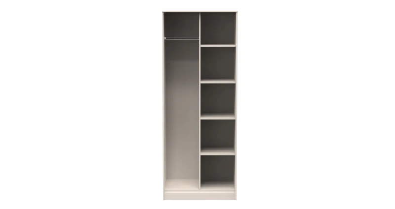 Image of Pesaro Ready Assembled Cashmere Double Wardrobe (H)1970mm (W)740mm (D)530mm