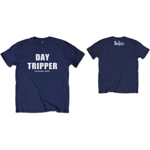 Image of The Beatles - Day Tripper Unisex Medium T-Shirt - Blue