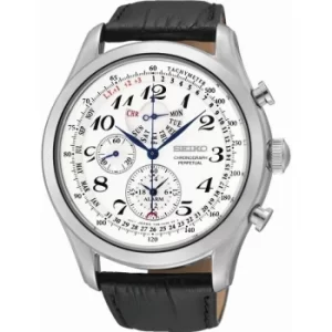 Image of Mens Seiko Alarm Chronograph Watch