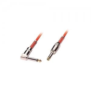 Image of Lindy 6.3mm M/M 2.0m audio cable 2m 6.35mm Red