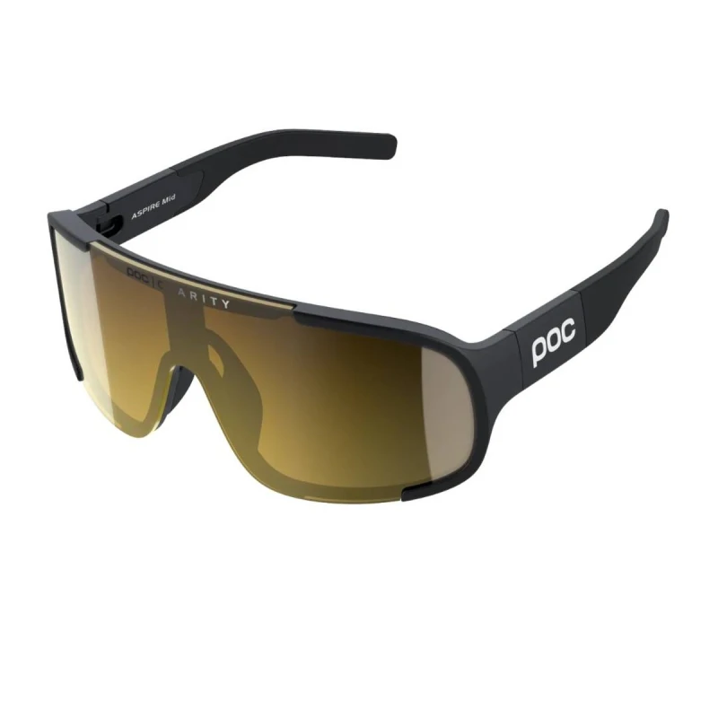 Image of POC Aspire Mid Glasses Black Brown