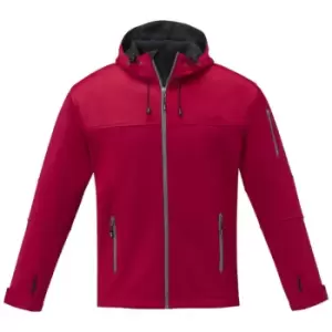 Image of Elevate Mens Match Soft Shell Jacket (S) (Red)