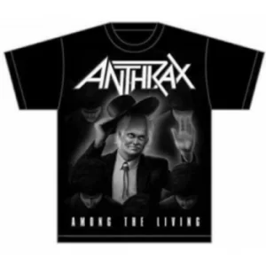 Image of Anthrax Among The Living Mens Black T-Shirt: XX-Large