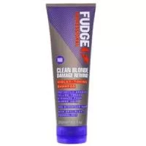 Image of Fudge Professional Shampoo Clean Blonde Damage Rewind Violet-Toning Shampoo 250ml
