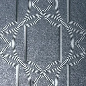 Image of Boutique Deco Geo Wallpaper Midnight - 10m