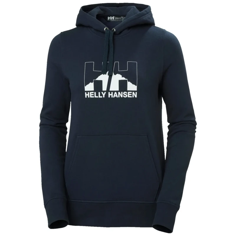 Image of Helly Hansen Womens Hoodie Helly Hansen Nord graphic Bleu Female S
