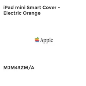 Image of iPad mini Smart Cover - Electric Orange
