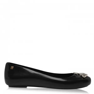 Image of Vivienne Westwood X Melissa Mel Sweet Love Slippers - Black/Silver
