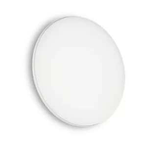Image of Ideal Lux LED Outdoor Round Simple Flush White IP65, 3000K