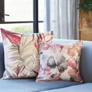 Image of Prestigious Textiles Hanalei 100% Cotton Piped Edge Cushion Cover, Spice, 43 x 43 Cm