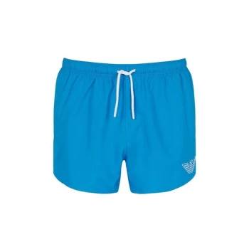 Image of Emporio Armani Essential Swim Shorts - Blue