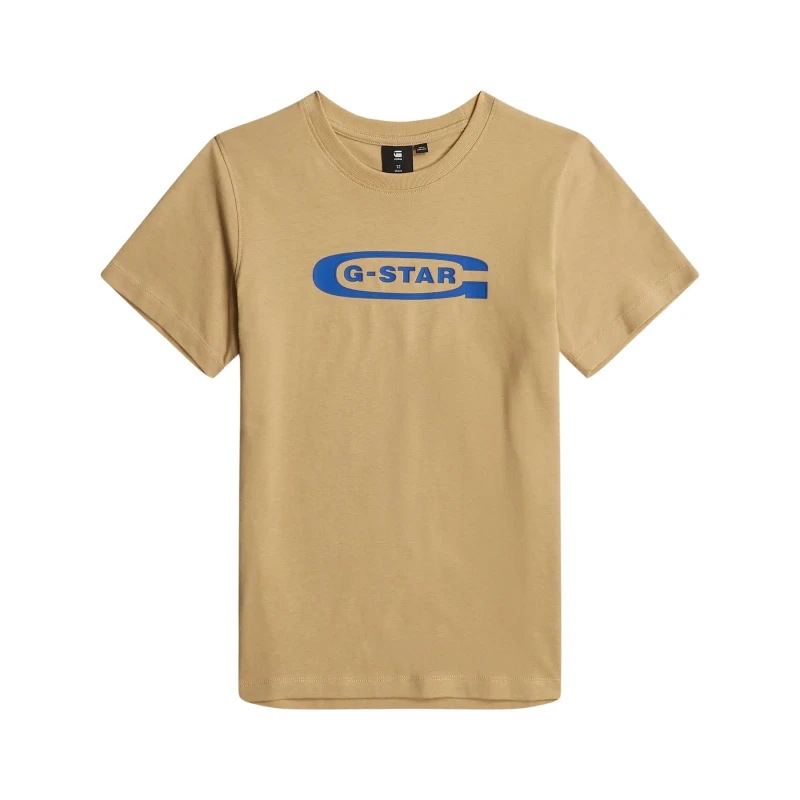 Image of G-Star Kid's T-Shirt G-Star Regular Beige Male 10 ans