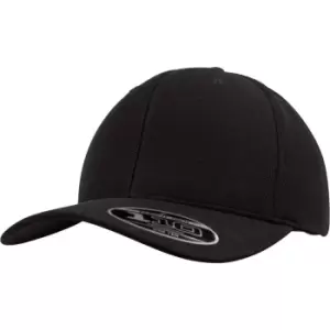 Image of Flexfit Unisex Cool and Dry Mini Pique Cap (One Size) (Black)