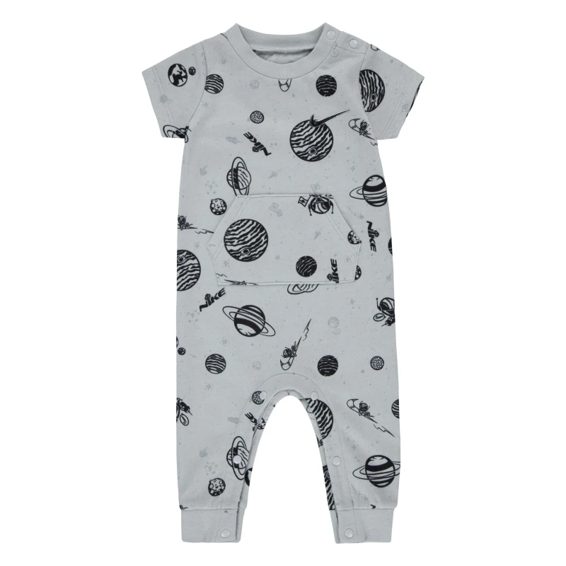 Image of Nike KSA Coverall Onsie Infants - Grey Grey 0 - 3 Months