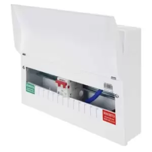 Image of Lewden 10 Way Dual RCCB Ready Consumer Unit with 100A DP Main Switch - PRO-MX16XXM