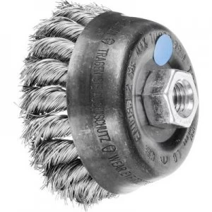 Image of PFERD HORSE Cup brush zopft 80 x 20 mm wire thickness 0.35mm With thread M14 43306033