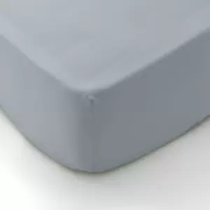 Image of Himeya 300 Thread Count Plain Dye Double Fitted Sheet, High Rise