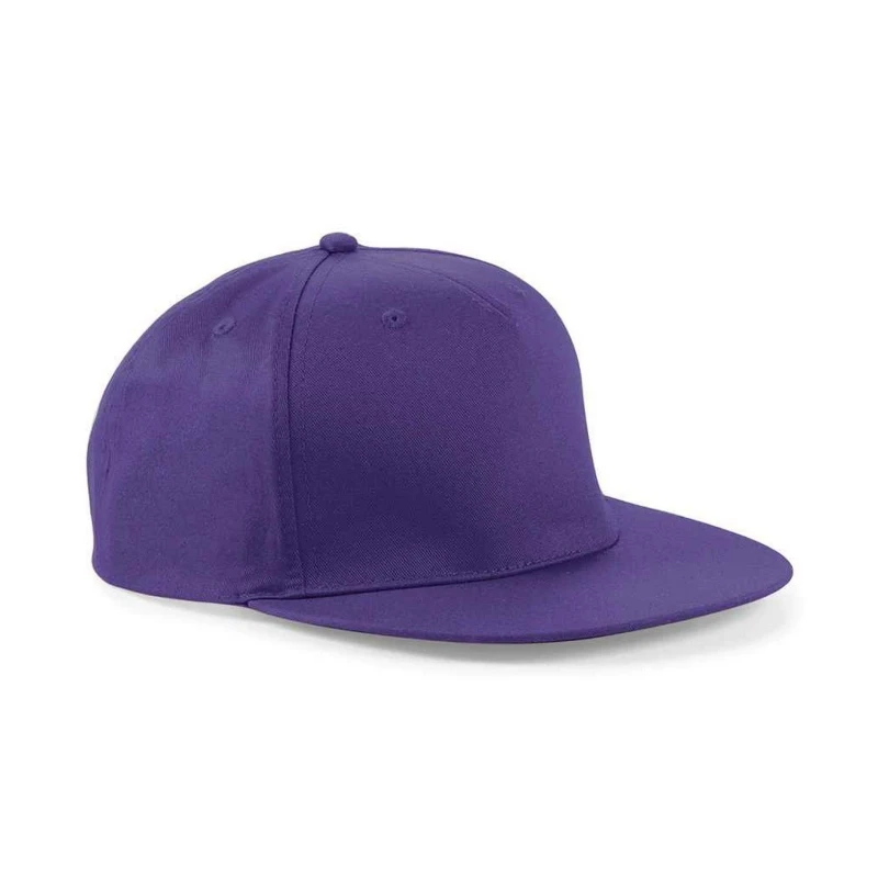 Image of Beechfield Beechfield Men Snapback Cap in Purple Purple One Size Male 5063527293923