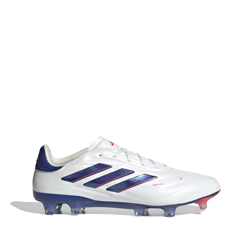 Image of adidas Copa Pure Elite Firm Ground Football Boots White/Blue male 7.5 (41.3)