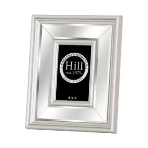 Image of Silver Bevelled Mirrored Photo Frame 4X6
