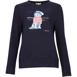 Image of Barbour Womens Southport Overlayer Navy 14