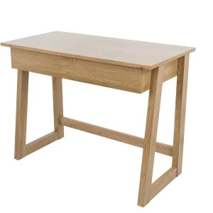 Image of Ryman Malmo Oak Effect Desk with Drawer