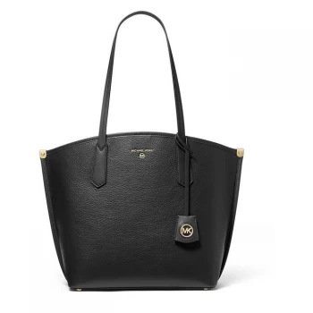 Image of Michael Kors Jane Leather Large Tote Bag - Black 001