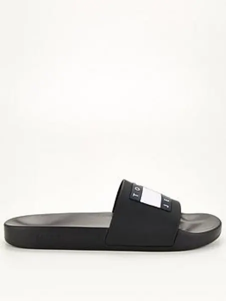 Image of Tommy Jeans Pool Slide Ess - Black