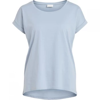Image of Vila basic jersey tshirt - Ashley Blue
