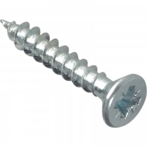 Image of Forgefix Multi Purpose Zinc Plated Screws 4mm 25mm Pack of 35