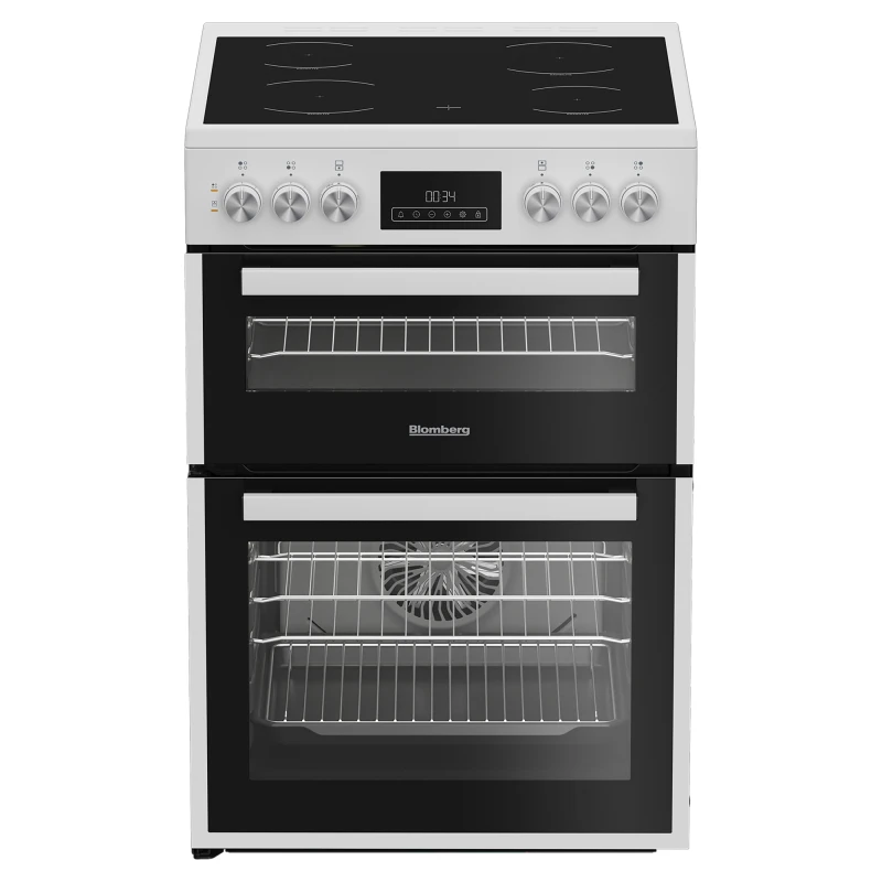 Image of Blomberg HKRN651W 60cm Freestanding Ceramic Cooker - White HKRN651W