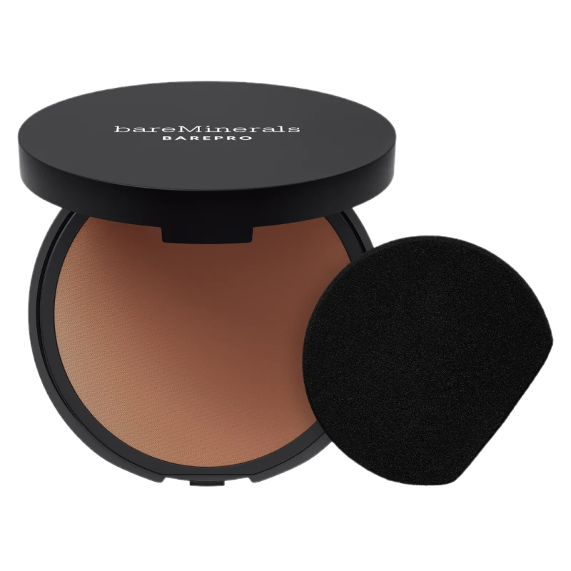 Image of bareMinerals BAREPRO 24HR Skin-Perfecting Powder Foundation 8g Deep 55 Neutral