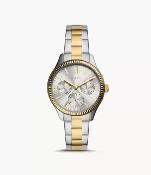Image of Fossil Women Rye Multifunction Two-Tone Stainless Steel Watch