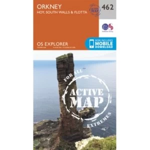 Image of Orkney - Hoy, South Walls and Flotta by Ordnance Survey (Sheet map, folded, 2015)