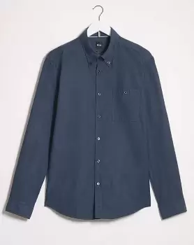 Image of BOSS Slim Fit Navy Pocket Shirt