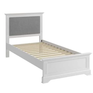 Image of Bingley Single Bed Frame - White