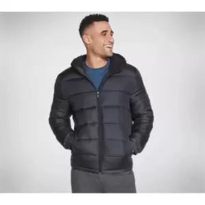 Image of Skechers Parkway Hooded Puffer - Black
