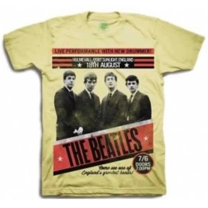 Image of The Beatles Port Sunlight Mens Yellow Boxed TS: XXL