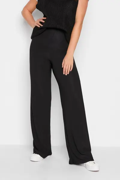 Image of Long Tall Sally Tall Trousers Black