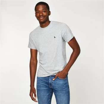 Image of Jack Wills Sandleford Classic T-Shirt - Light Ash Marl