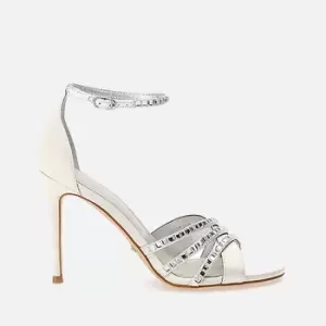 Image of Guess Kadisha Jewelled Satin Heels - UK 4