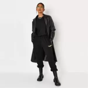 Image of Missguided MSGD Racing Jogging Pants - Black