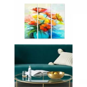 Image of MDF468631994 Multicolor Decorative MDF Painting (3 Pieces)